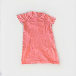 Lululemon Swiftly Tech Short Sleeve Shirt Pink Seamless Athletic Top Women’s 4